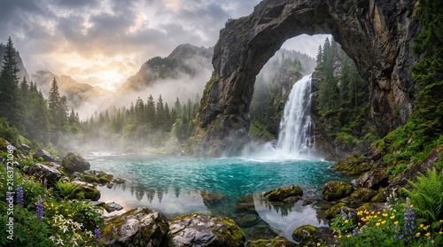 waterfall in the forest