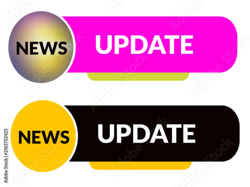  NEWS UPDATE BANNER set