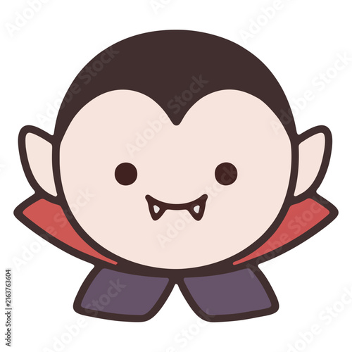 Bild auf Leinwand Vampire Count Dracula Halloween