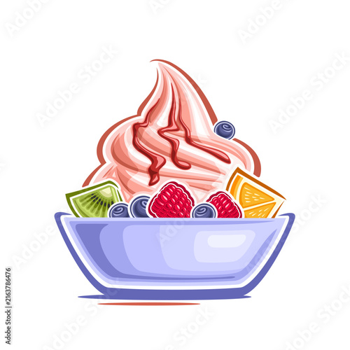 Vector Frozen Yogurt