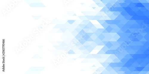 Abstract Blue Geometric Background With Triangular Pattern for Technology and Corporate Design