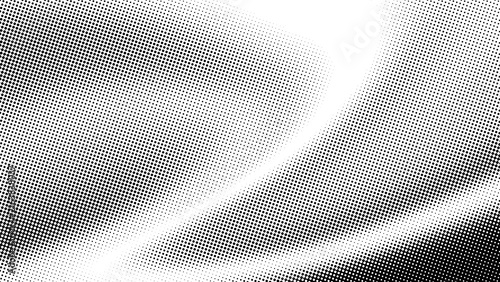 Abstract grainy halftone dot pattern background texture in black and white as transparent object