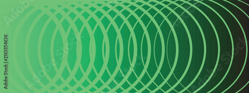 Green Gradient Concentric Circles Background illustration