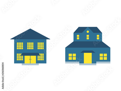 Toy House Isolated on White Background, 3D Vector Illustration of a Residential Home with Roof, Windows and Door, Real Estate Property and Mortgage Concept