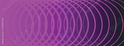 Purple Gradient Intersecting Circles Pattern abstract