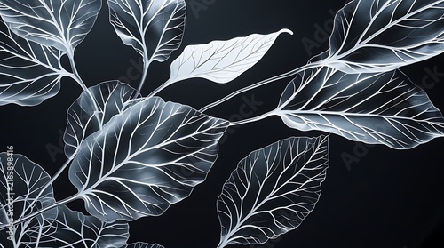 Abstract Translucent Foliage
