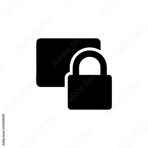 Foto Digital padlock icon symbolizing cybersecurity, data protection, and secure onli