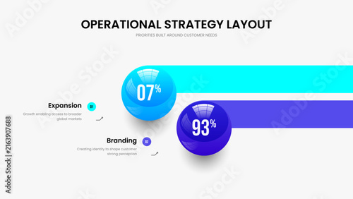 Medical Strategy Slide Layout Vector Illustration. Creative Report 2 Step Diagram Frame Design. Advertising Analysis Two Option Infographic Presentation Template.