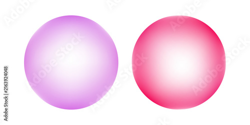 Set color circle gradient noise gradation. Abstract colorful watercolor blur mesh on isolated transparent background. Circle shape png. Gradient aura, grain neon blob noise effect vector illustration.