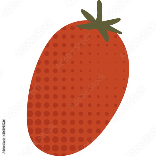 Halftone Tomato Illustration