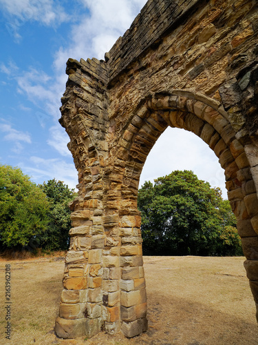 Foto Basingwerk Abbey Greenfield valley Holywell North Wales UK Basingwerk