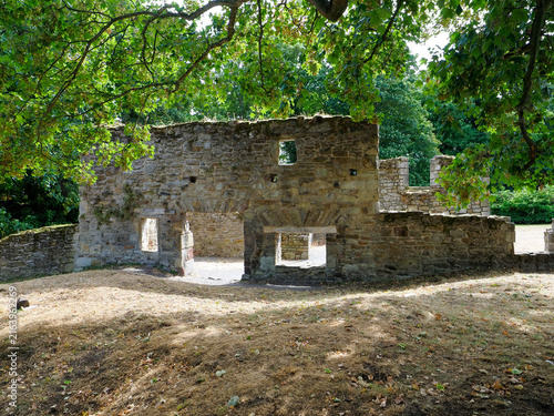 Foto Basingwerk Abbey Greenfield valley Holywell North Wales UK Basingwerk