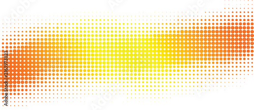 Polka dot pop art halftone pattern. Abstract pixel art.
