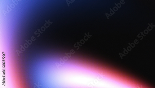 Curved Neon Light Trail with Blue and Purple Gradient Background with Soft Light Glow Halftone