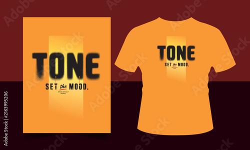 Modern Typography T-Shirt Design with 