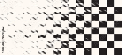 Racing flag grunge backdrop with worn texture. Vector motorsport theme for car race, rally, and motocross