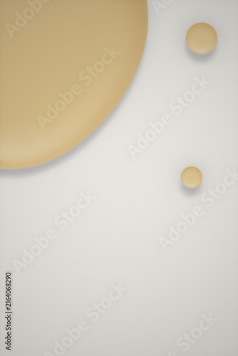 Abstract shapes with soft shadows