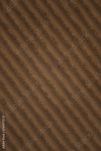 Corrugated Brown Texture Background