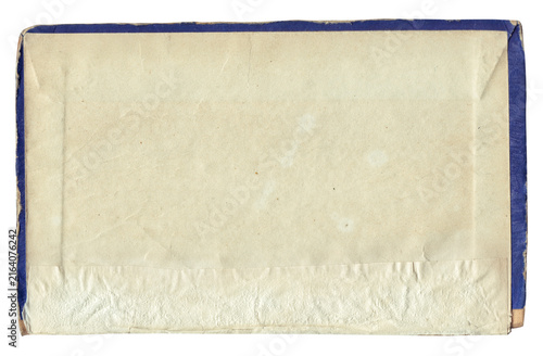 Vintage background of old ancient torn paper texture isolated