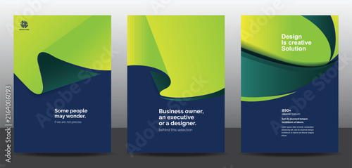Template vector design set for Brochure, AnnualReport, Corporate Presentation, Portfolio, Flyer, layout modern, posters collection Eps10