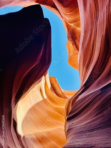 Obraz na plátne Lower Antelope Canyon stones, Arizona, USA