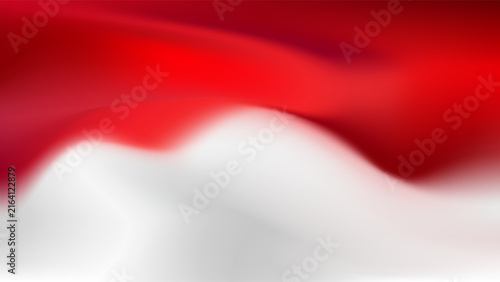 Illustration Abstract Background With Hand Drawn Organic Shapes Smooth and Modern Minimal Style Red and White Gradient mesh Color Design Vector. Ideal for Social Media Posts, Website Banners