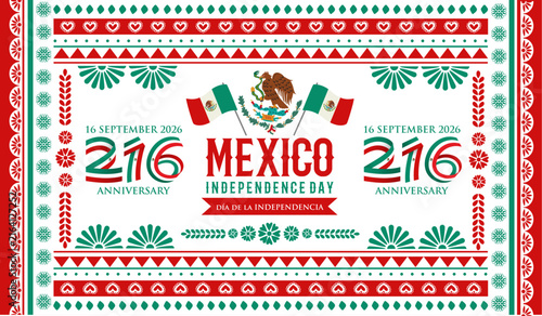 Decorative Mexico Independence Day 