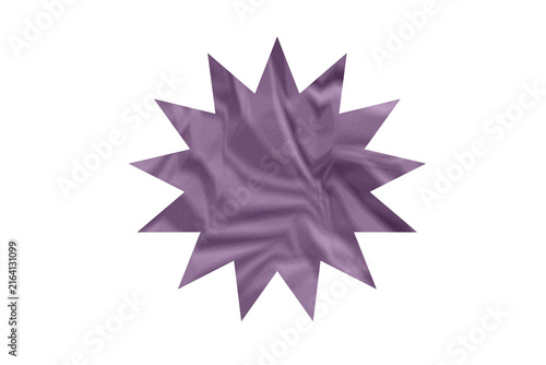 Abstract background of crumpled purple fabric texture