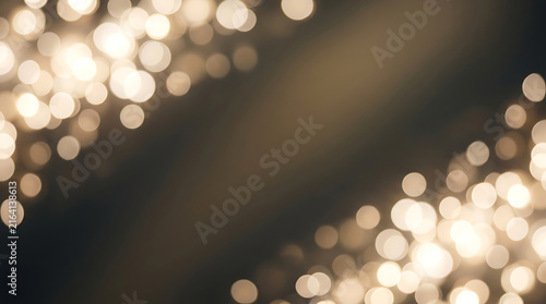 Golden champagne bokeh overlay with soft glowing light particles for luxury celebration graphics