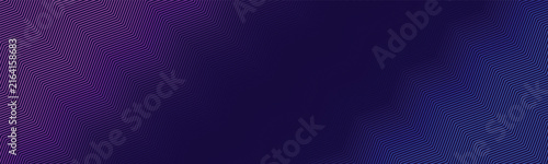 Abstract dark purple blue gradient background with diagonal zigzag wave line pattern texture. Futuristic geometric linear layout for technology digital network security presentation and banner