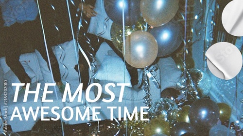 Photography New Year blog banner template
