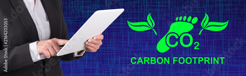 Concept of carbon footprint