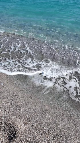 Chorefto Beach near Makrirrachi Village at Pelion Mountain, Thessaly, Greece