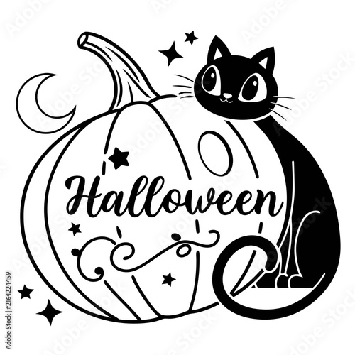 Halloween Spider Web Letter H Gothic Monogram Logo Black White Vector