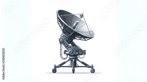 Advanced satellite dish antenna for communication and technology