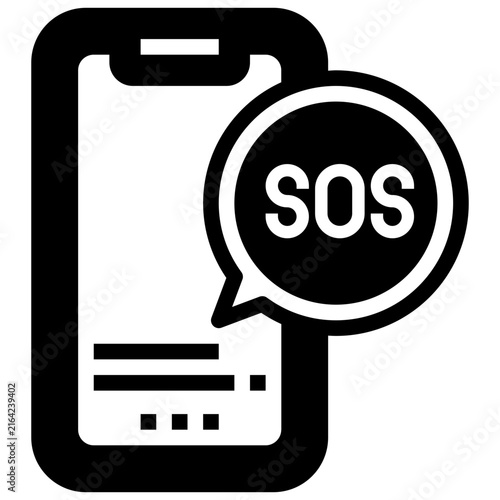 Quadro su tela sos smart phone