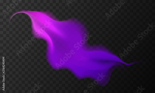 Abstract Gradient Shape, Abstract Modern Gradient Art, Purple Colors, Smoky, Blurred Texture, Curve, Soft, Wave Effect, Vector
