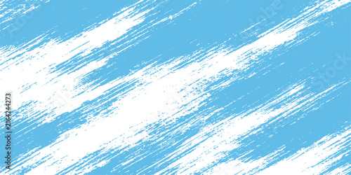 abstract blue diagonal brush stroke texture background vector with dry paint effect for summer poster backdrop