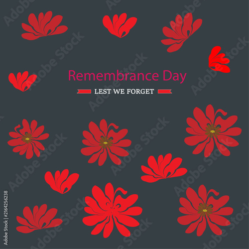 set of vector floral elements, set of vector hearts, set of abstract floral element, 