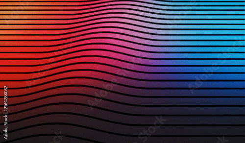 Konstfotografi Vibrant Abstract Colorful Background with Dynamic Flowing Lines texture
