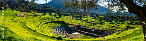 Fotografía Theater of Ancient Messene in the Peloponnese region of Greece