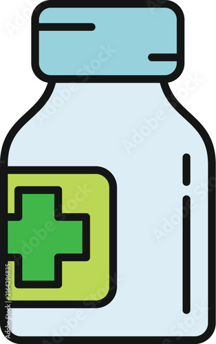 Photography Medicine bottle representing pharmaceutical drugs and health supplements