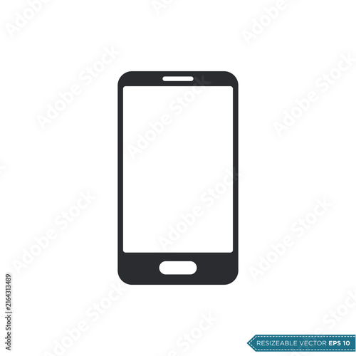 Smartphone Icon Vector Template Illustration Design
