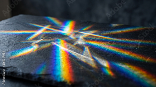 Colorful Retro Film Light Leak Texture