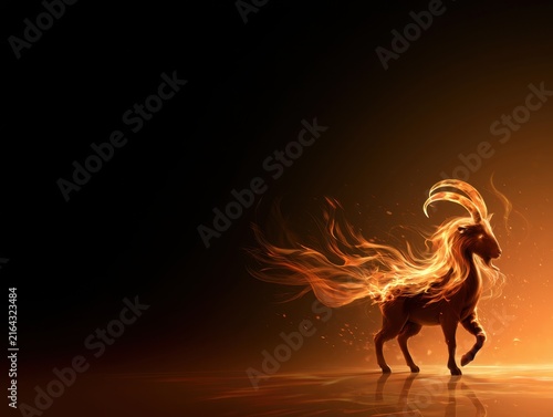 Lunar New Year Goat With Sparks