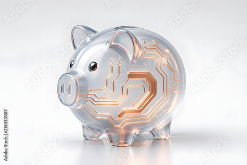 Digital Piggy Bank Circuit Concept