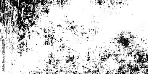 Grunge black texture on white background