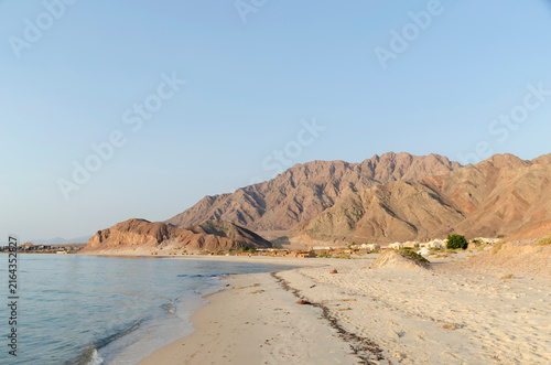 Cuadro en lienzo Photo of a Beach at red sea