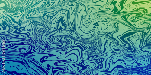 Green Blue Liquid Marble Background with Abstract Flowing Waves Modern Organic Texture Vector EPS10