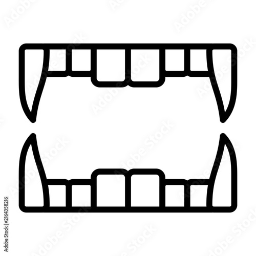 Vampire Fangs Icon